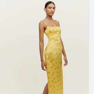 Reformation Frankie Silk dress